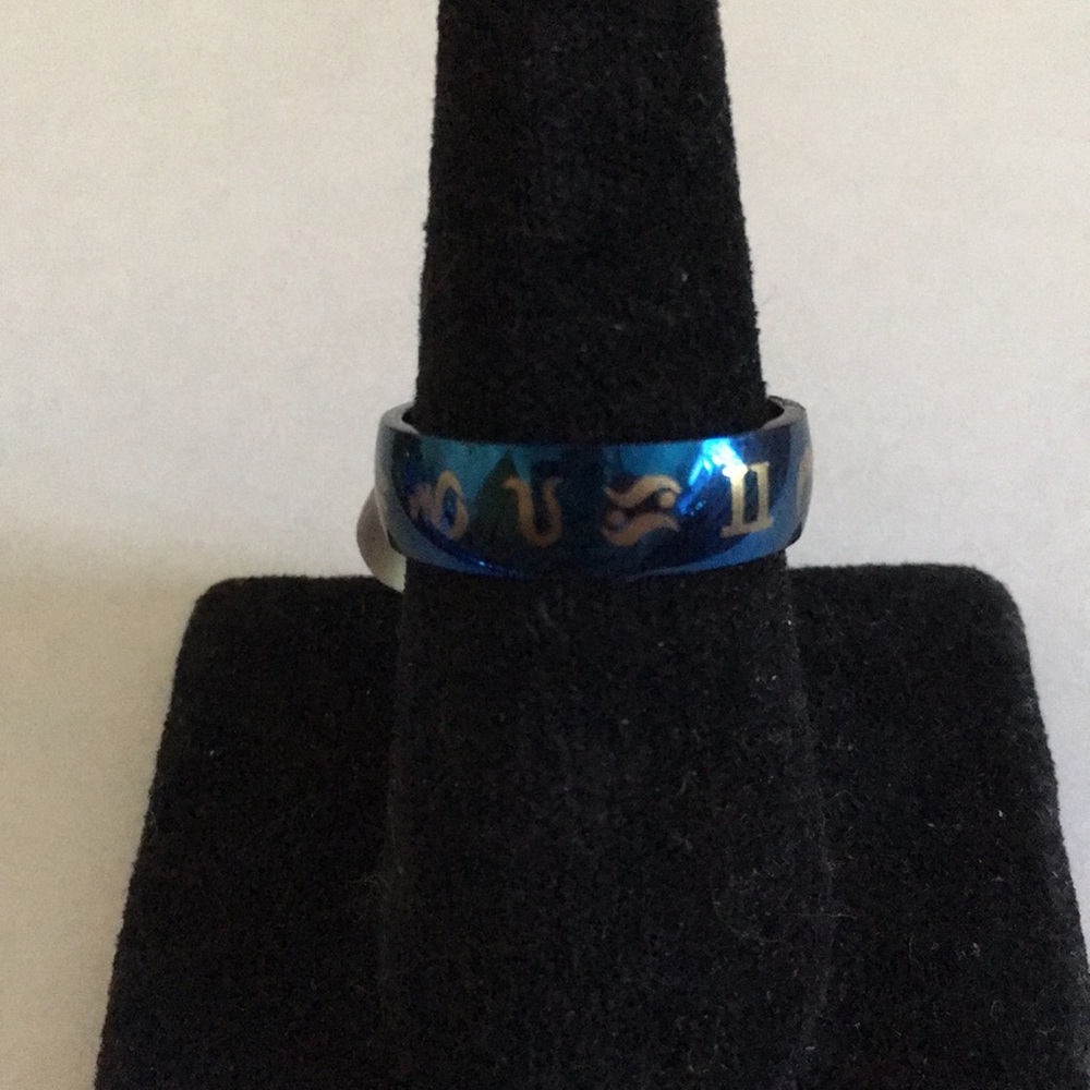 NWT Size 9 Stainless Steel Band Ring